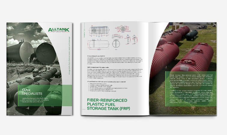 Company Profile Design for Alltank Solutions