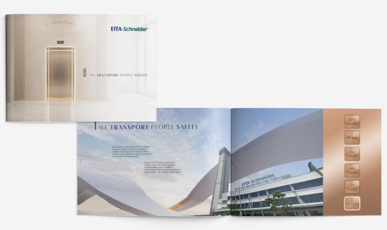 Catalogue Design for EITA Resources Berhad (EITA) - Elevator & Electrical Contractors